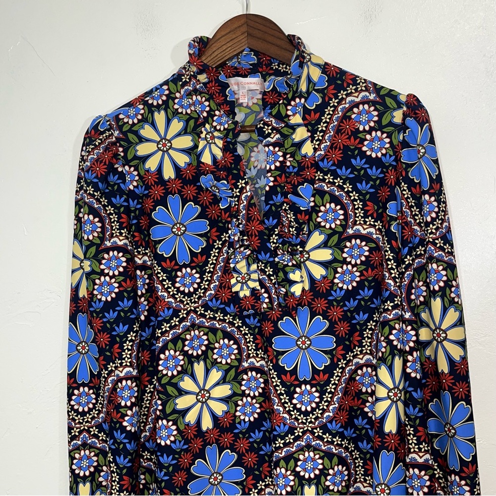 Jude Connally Tunic Top Floral Size L - Picture 5 of 10